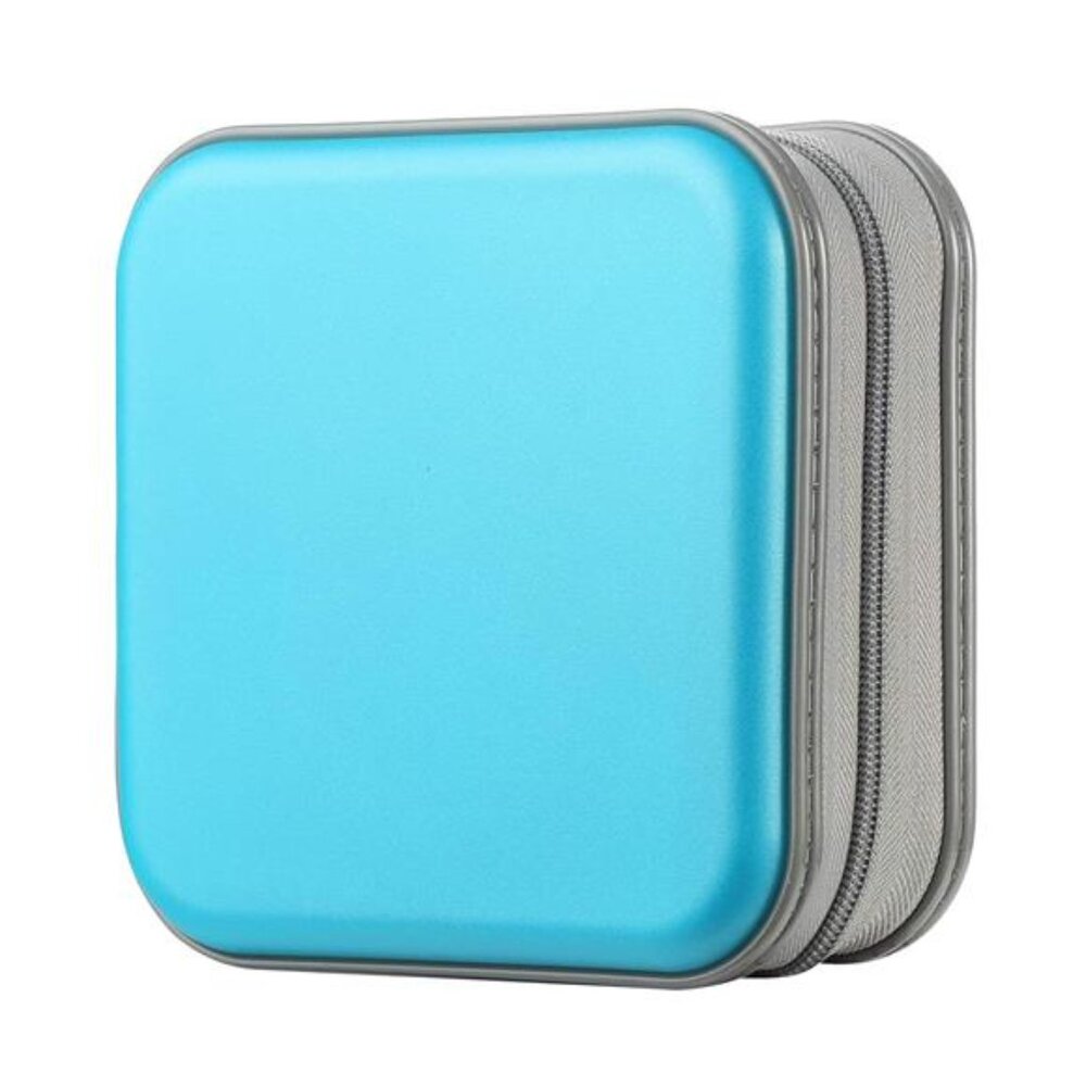alavisxf xx CD Case, 48 Capacity Hard Plastic DVD Case Portable Zipper